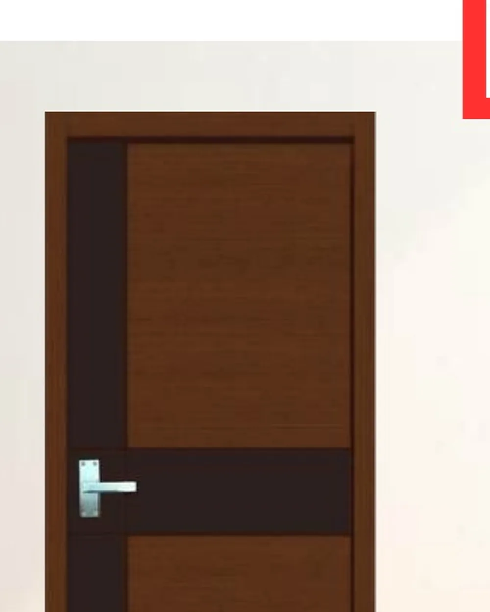 CAZZ Z9A Lite Premium FRP door in a warm wood finish